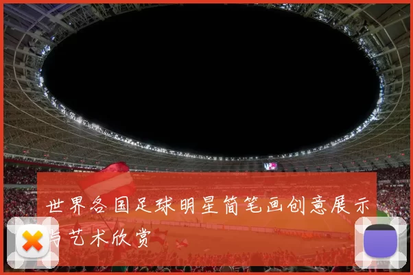 世界各国足球明星简笔画创意展示与艺术欣赏